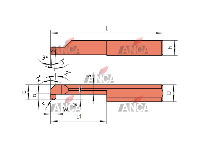RM034BVR25B2 S173 Вставка твердосплавная