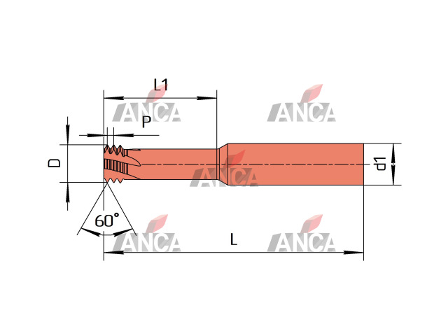 M10x1-8-20-8-60-TM3-Z4-U9 Резьбофреза твердосплавная