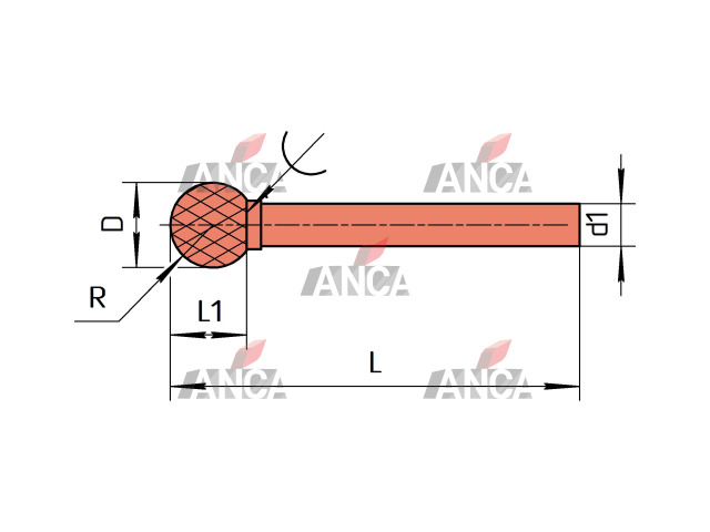 MU8-852 1406012R7 S250X Борфреза твердосплавная