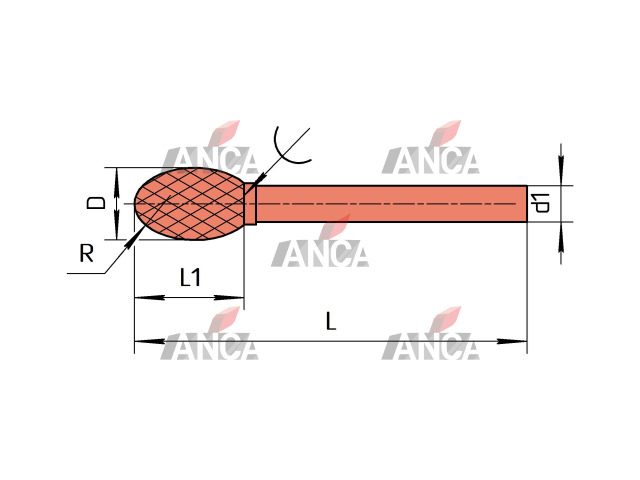 MU8-853 1206020RE S250X Борфреза твердосплавная